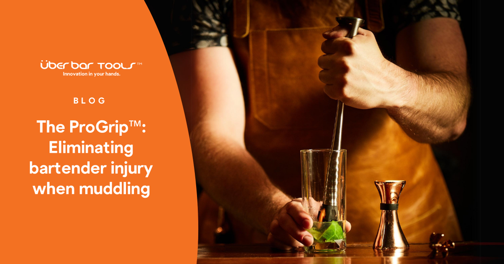 The ProGrip™: Eliminating bartender injury when muddling