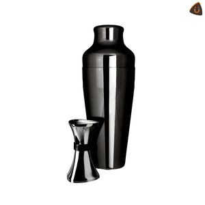 Shaker & Jigger Set Platinum Black - Überbartools™