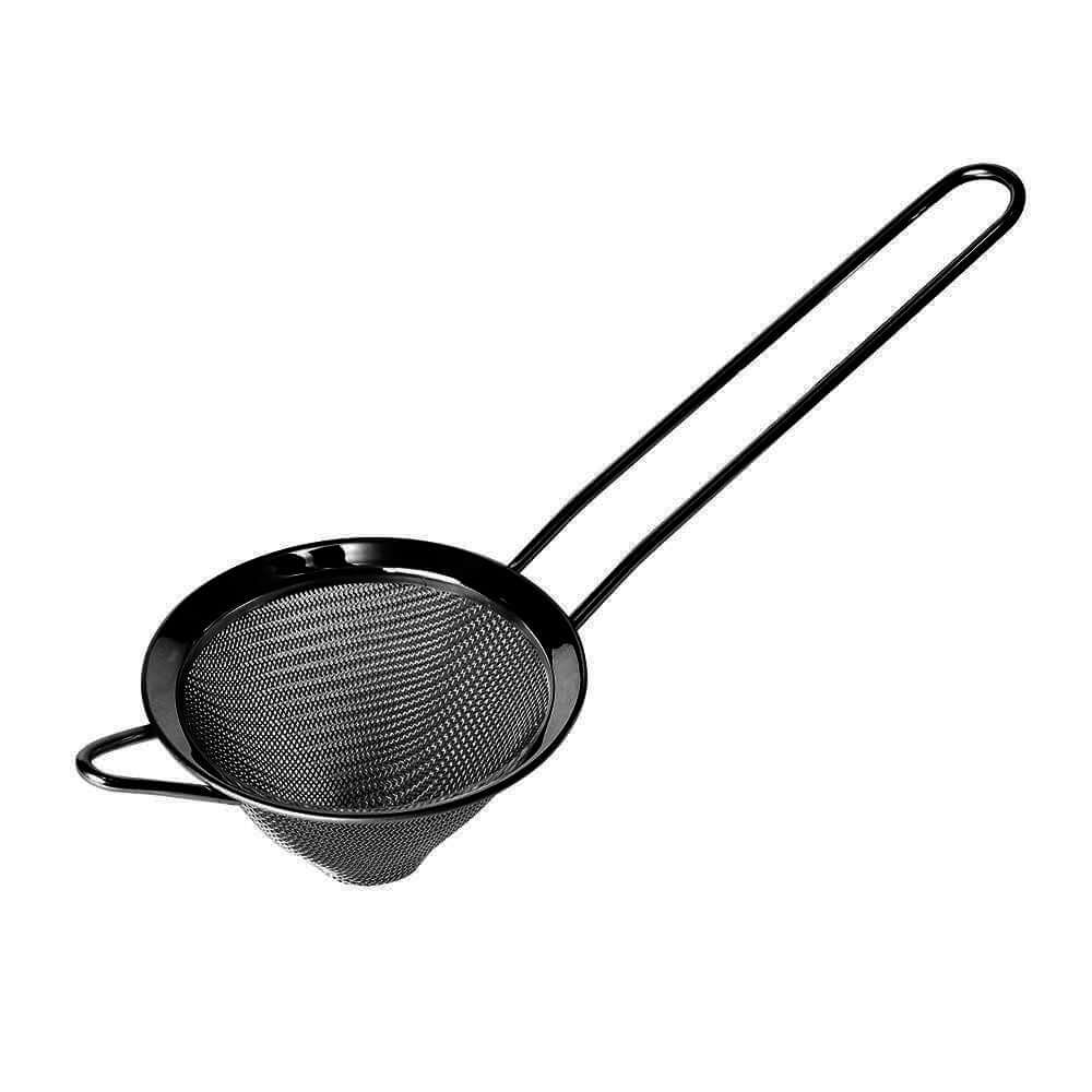 Snub Nose Strainer Platinum Black by Bar Tools | Überbartools™